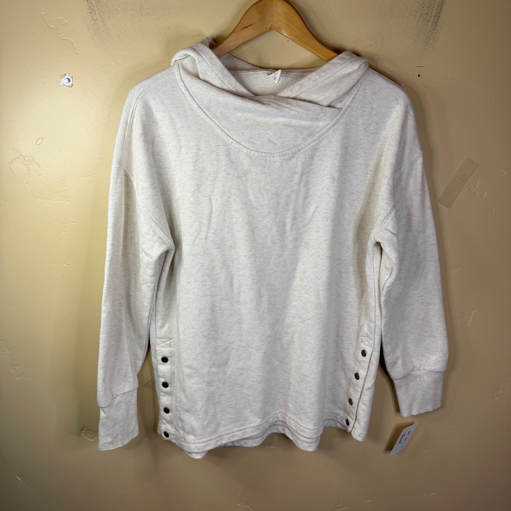 Anthropologie Daily Practice‎ Twist Collar Hoodie Size XS Oversized Outdoor Yoga